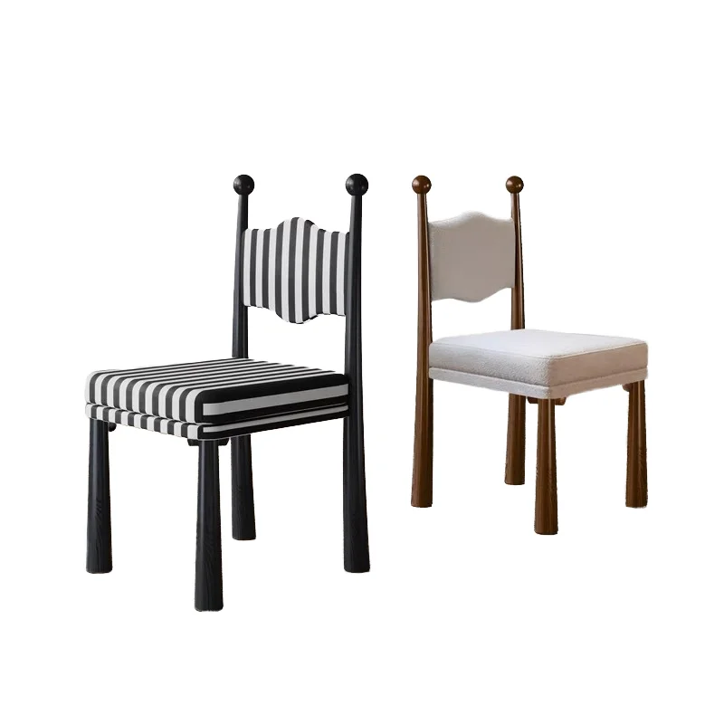 

#Modern Minimalist Dining Chair Eco-Friendly Hospital Hotel School Apartment Wood Legs Home Bar with Ergonomic Backrest