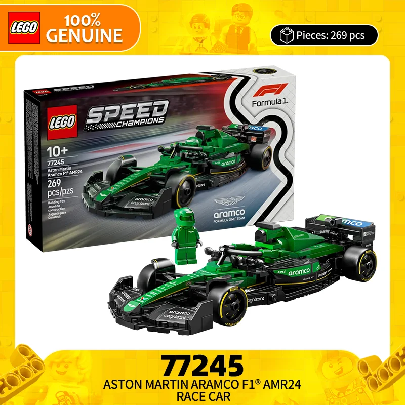 lego-bricks-supercar-77245-aston-martin-saudi-aramco-f1-team-®-amr24-racing-children's-puzzle-toy-valentine's-day-gift