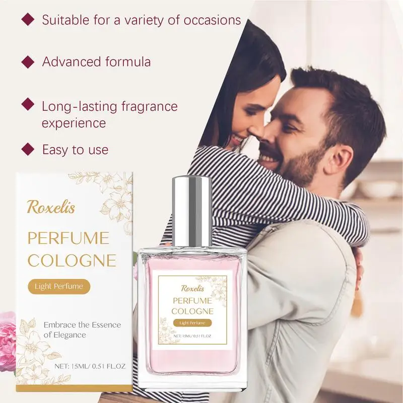 15ml fragrância romântica para mulheres casal namoro perfume fresco colônia luz perfume charme de longa duração para namoro diário festa