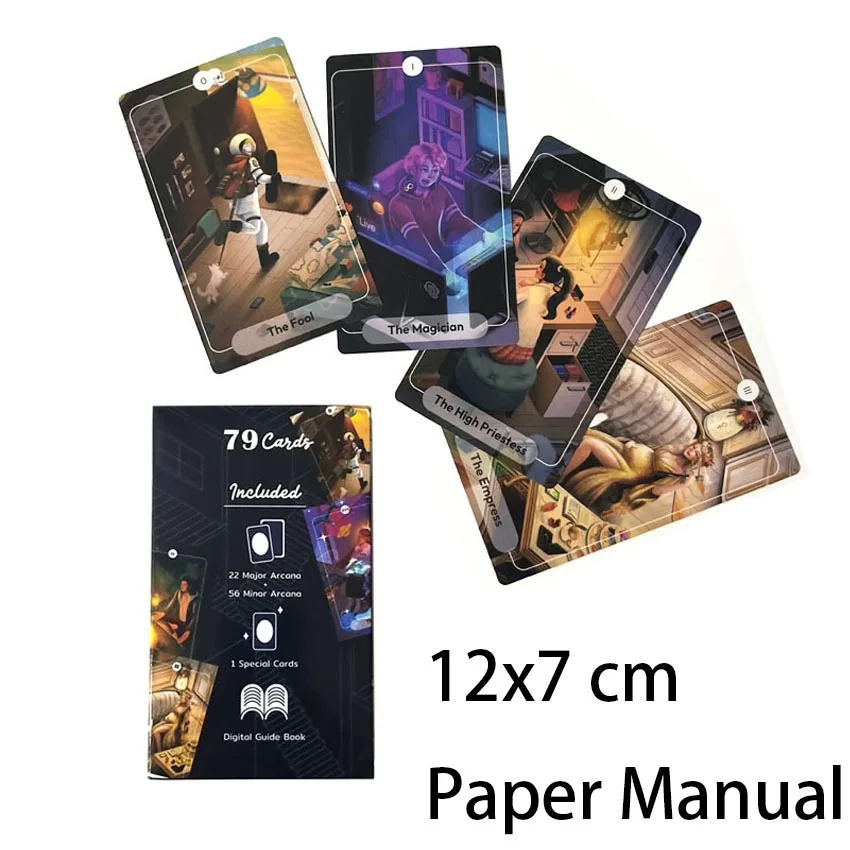 12x7 cm 78 Stories Tarot Paper Manual Card Game