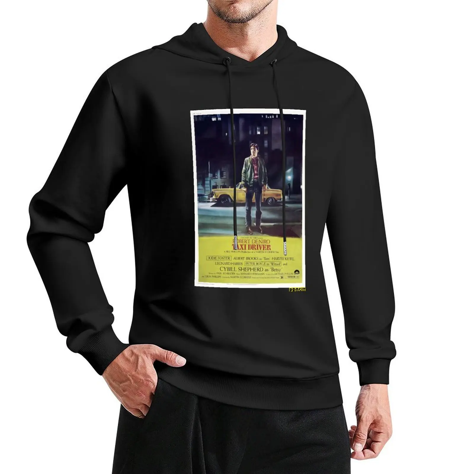 TAXI DRIVER 1976 - VINTAGE MOVIE POSTER SERIES - PROSIT Pullover Hoodie streetwear men mens hoodie