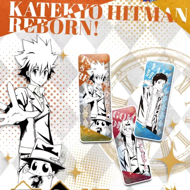 

Katekyō Hitman Reborn! Black White Lattice Series All Nine Square Badges Blind Box Badges Otaku Goods Around Keychains Licensed