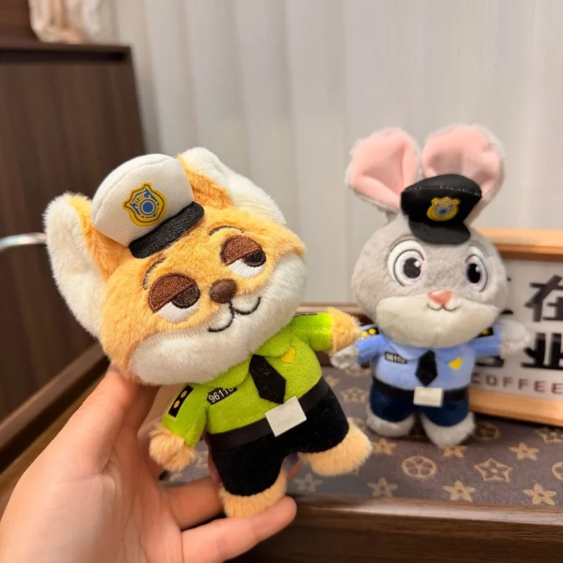 ディズニー ズートピア2 ぬいぐるみ コインパース キーホルダー ウサギ ジュディ フォックス ニック ドール バックパック ペンダント かわいい漫画キャラクター おもちゃ 子供向けギフト