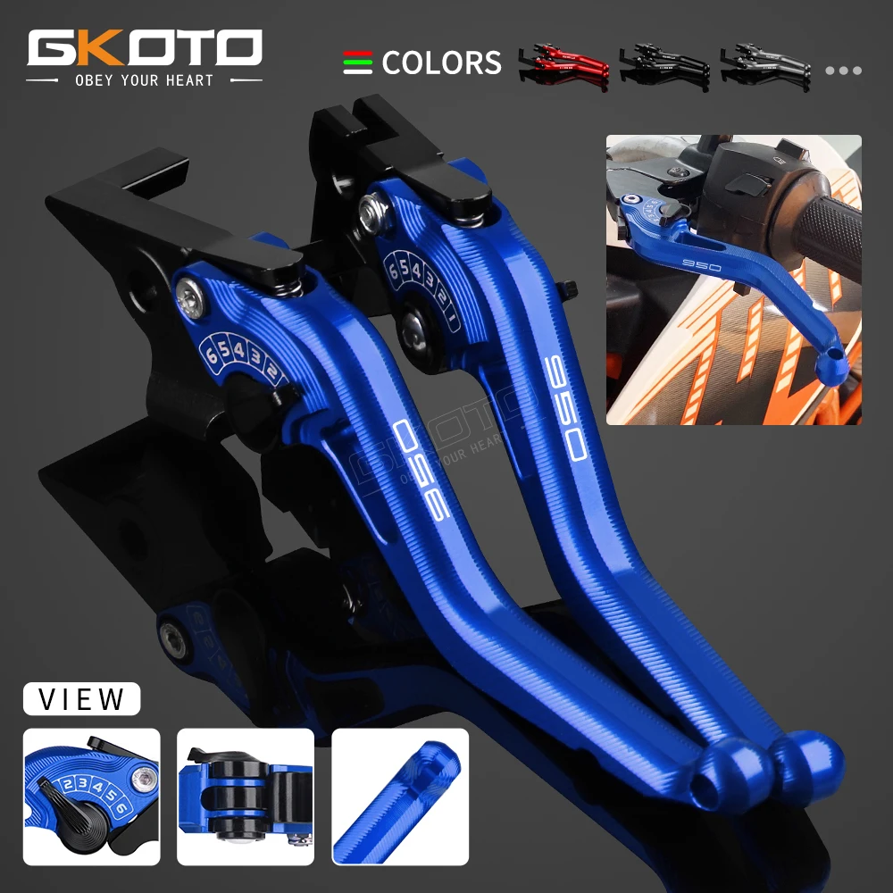 2022 새로운 짧은 브레이크 클러치 레버 스즈키 GSX S950 GXS-S950 GSXS 950 2021 2022 오토바이 액세서리 핸들 레버