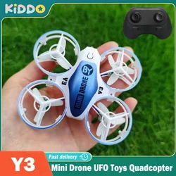 Y3 Mini Drone UFO Toys Quadcopter ze światłami Rc Samolot zdalnie sterowany Helikopter Samolot Dron Drony Zabawki dla chłopców Prezenty