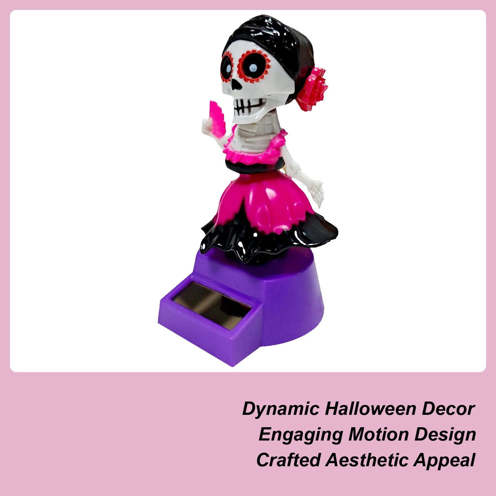 

Скелет Декор автомобиля Череп Готический Декор автомобиля На солнечной энергии Потрясающая Голова Кукла Орнамент Для Интерьера Настольного Компьютера Дома Мужчины Женщины