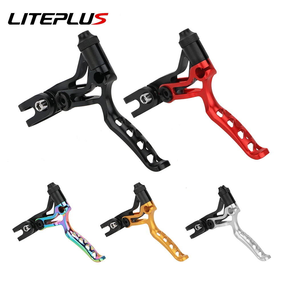 

Liteplus Bike Brake Levers Hollow Aluminum Alloy Cnc Ultra-light 77g 1 Pair Brake Lever For BMX MTB Folding Bicycle Brake Parts