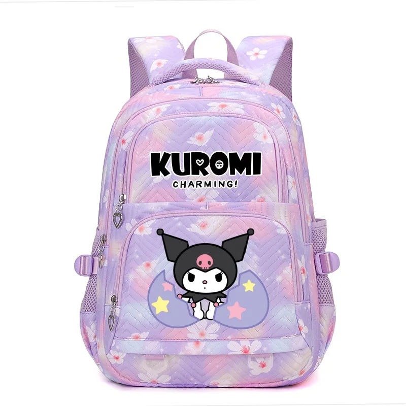 Kuromi Waterproof Women Backpack Female Travel Bag Backpacks Schoolbag for Teenage Girls Bookbag Mochila