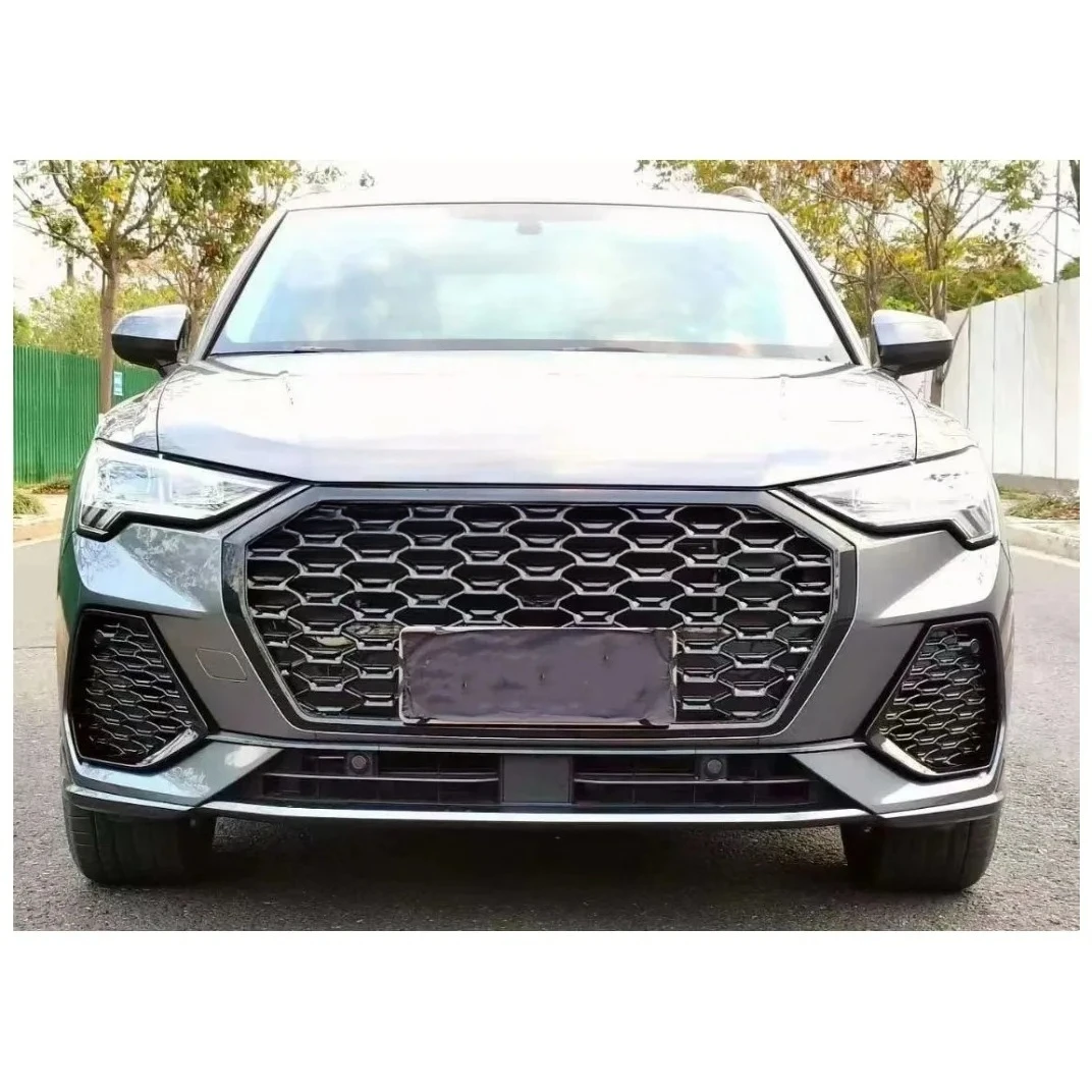 

Car bumper car parts auto body system for Audi Q3 upgrade to RSQ3 2021 body kit with front bumper with grille rear diffuser