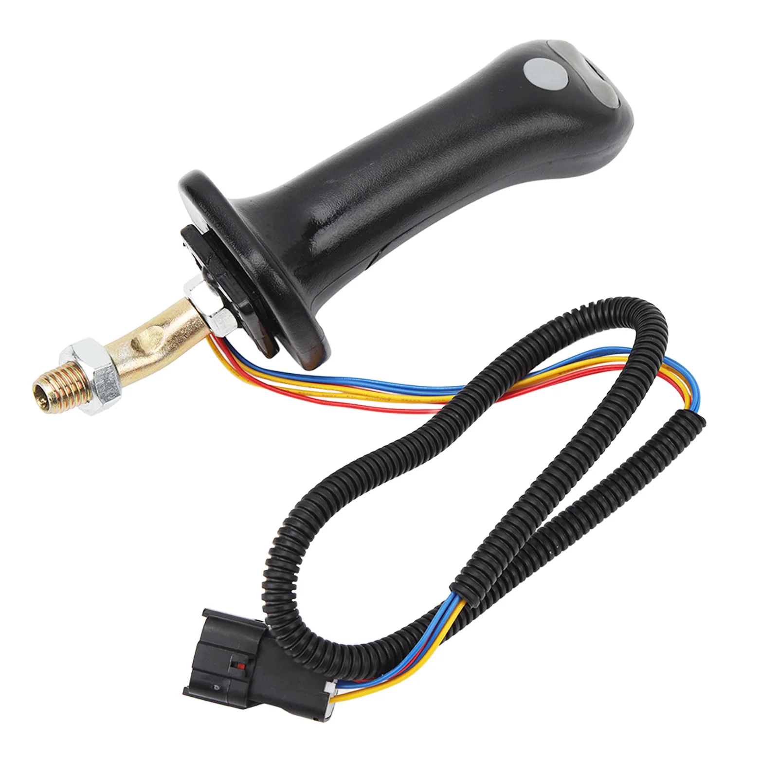 2 قطعة 3 زر حفارة المقود مقابض 6 دبوس سبائك الألومنيوم ل Doosan DH DX150 215 225 300 370 ‐ 9C حفارة عصا التحكم عدة