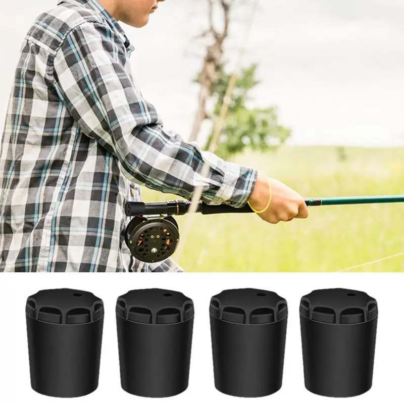 Fishing Rod End Caps Anti-Slip Cushion Protector Case Fishing Stick Tip Case Seat For Rod Butt Protection Fishing Tackle Gadgets