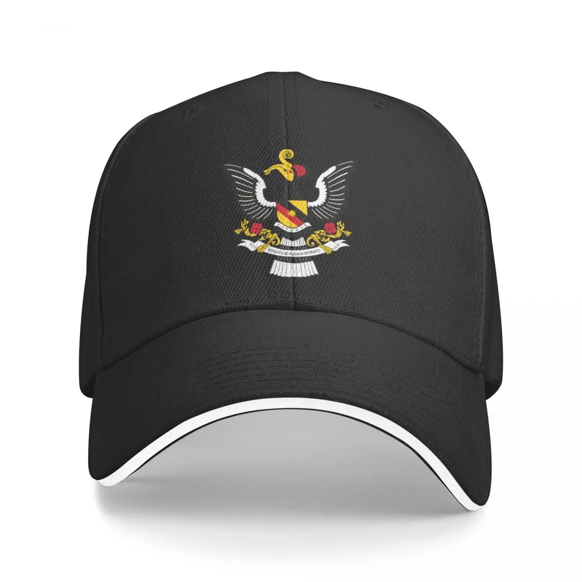 

Sarawak Coat of Arms Baseball Cap Hat Baseball Cap Snap Back Hat Hat Beach Sun For Children For Women Men's