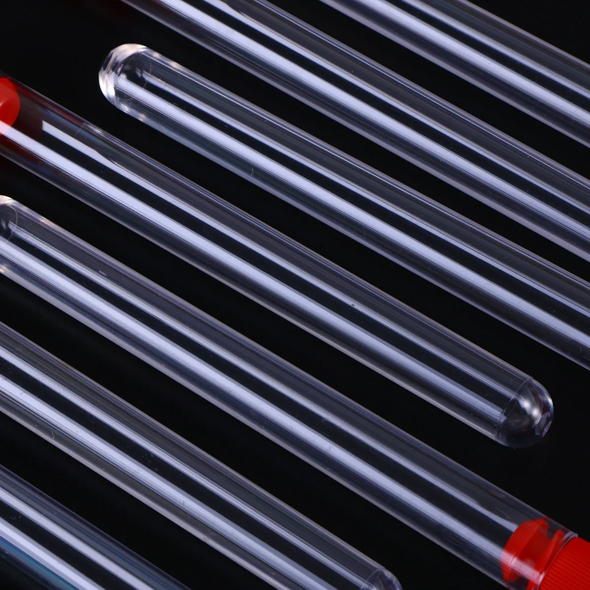 

10 pcs Plastic Test Tube 15X150Mm Clear Premium Eco-Friendly Hard Shell Container Small Bottles With Aluminum Screw