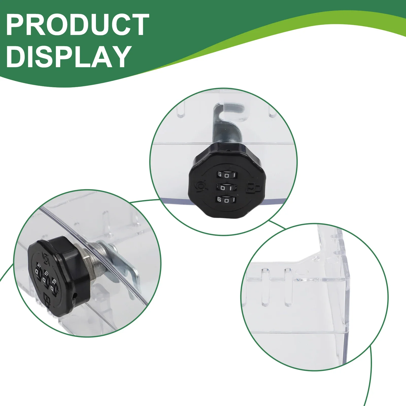 Built In Combination Lock Box Thermostat Security Case 21.5*14.5*6.5CM Combination Lock Cover Lockable Thermostat Cover