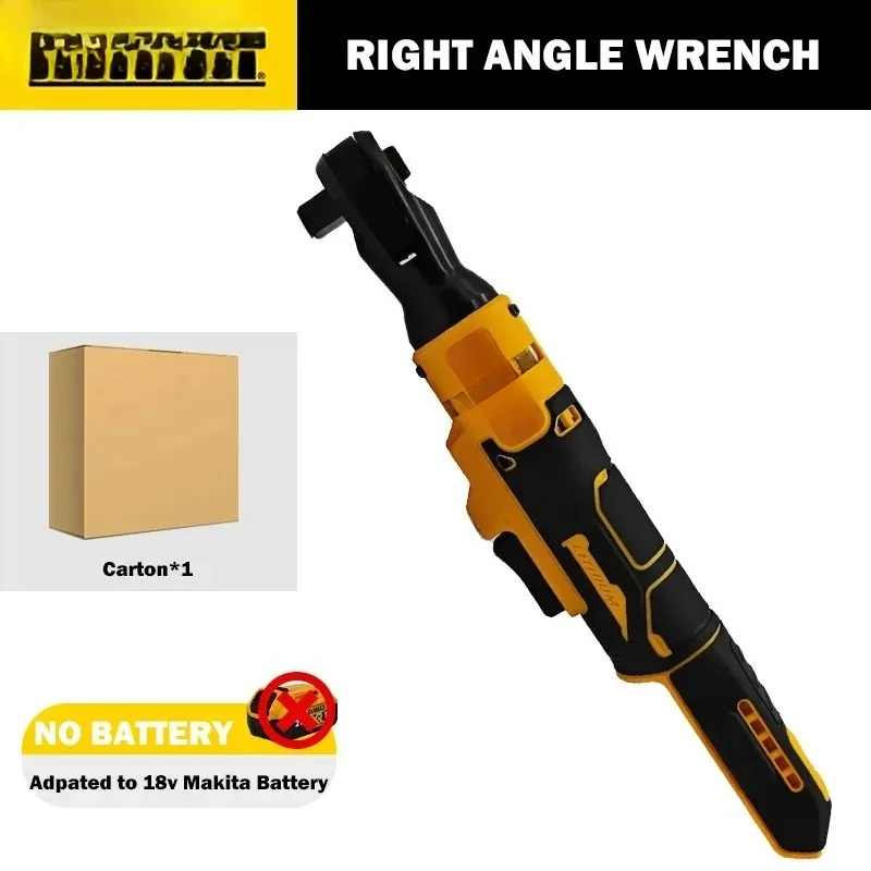Right Angle Electric Wrench Truss Lithium Battery Torque Ratchet Wrench Stage Mount Suitable
