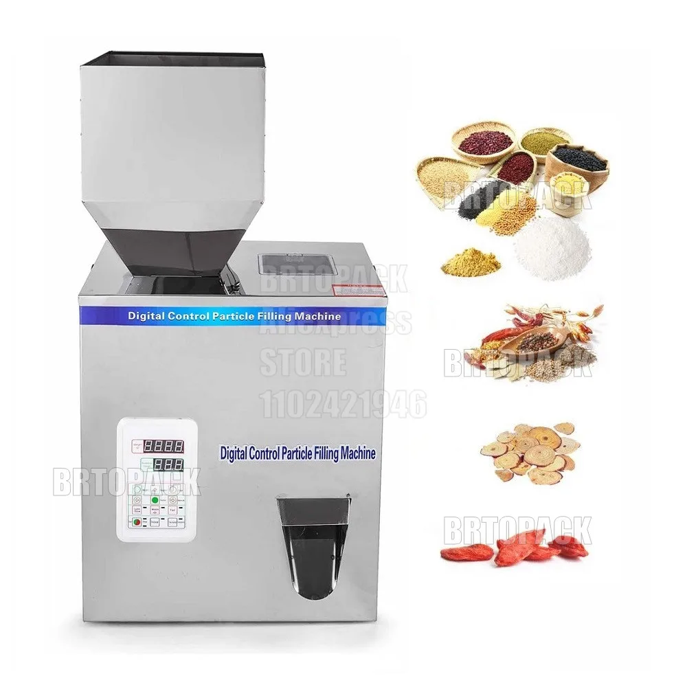 

BRTOPACK 500G Automatic Measuring Filling Granule Filling Machine Intelligent Automatic Weighing Filling Machine Powder Granule