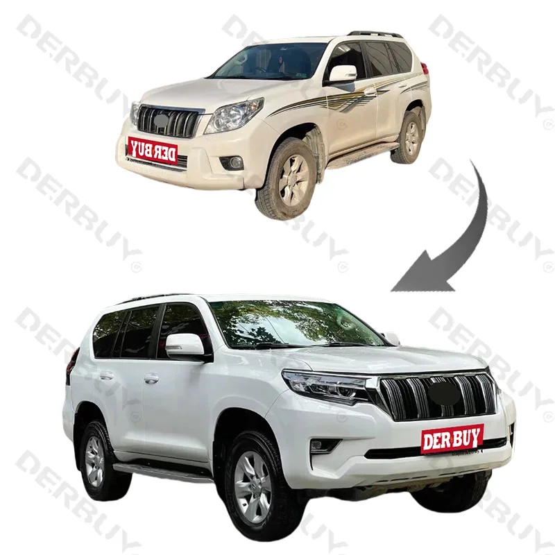 Auto modification for Land Cruiser prado FJ 120 150 bodykit facelift PRADO 2010-2014 upgrade to 2018 car accessories