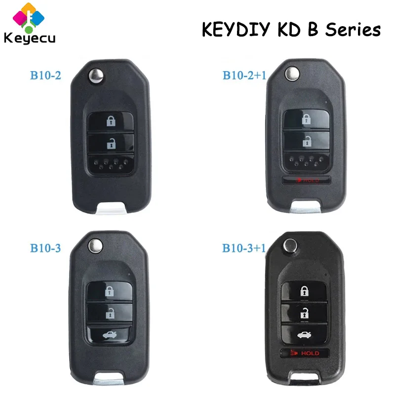 KEYECU KEYDIY KD B Series Φ + 1 Φ + 1 для универсального автомобильного ключа дистанционного управления Honda KD900 KD900 + URG200