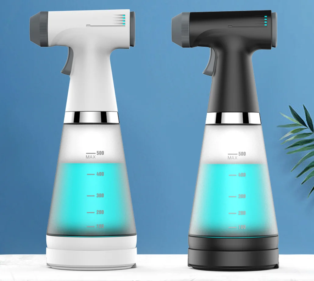 

Professional grade cordless electric sprayer handheld multi-tasking tool for plant hydration styling sprays and home disinfectio