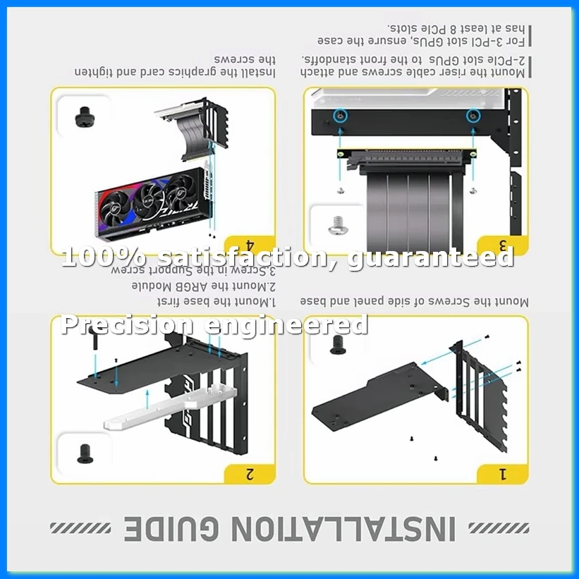 vertical-gpu-mounting-bracket-with-pci-e-40-x16-riser-cable-video-card-support-kit-90-degree-right-angle-black-a07g