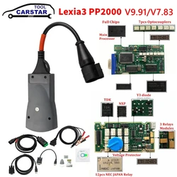 Professional Diagnostic Tool Full Chips Lexia3 PP2000 OBD2 Diagbox V9.91 Firmware 921815C For Citroen&Peugeot Lexia 3 V7.83