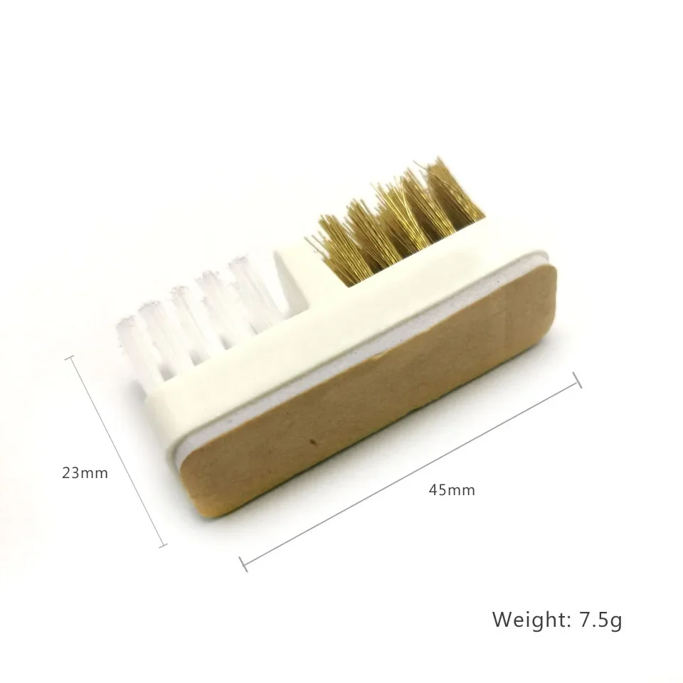 HYTOOS-broca para uñas de 1 piezas, cepillos de limpieza de alambre de cobre y plástico, accesorios para limpieza de polvo, herramientas de manicura