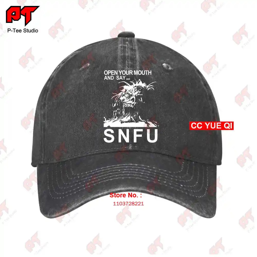 Snfu 90S Band abrir sua boca e dizer bonés de beisebol, Truck Cap, IC0P