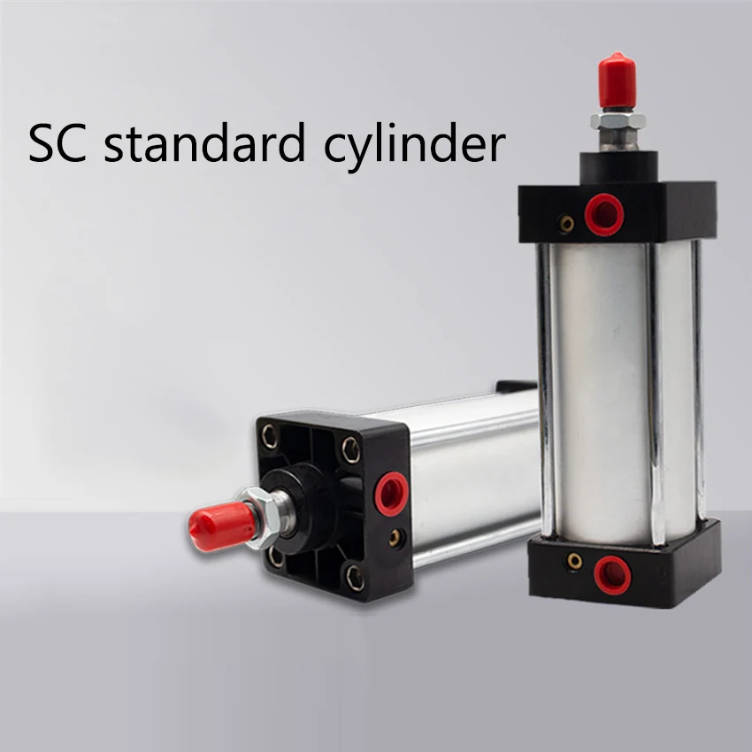 

SC32/40x25/50/75/100 Standard Cylinder Bore 32/40mm Air Cylinders High Thrust Cylinder Pneumatic Cylinder Stroke 25/50/75/100mm