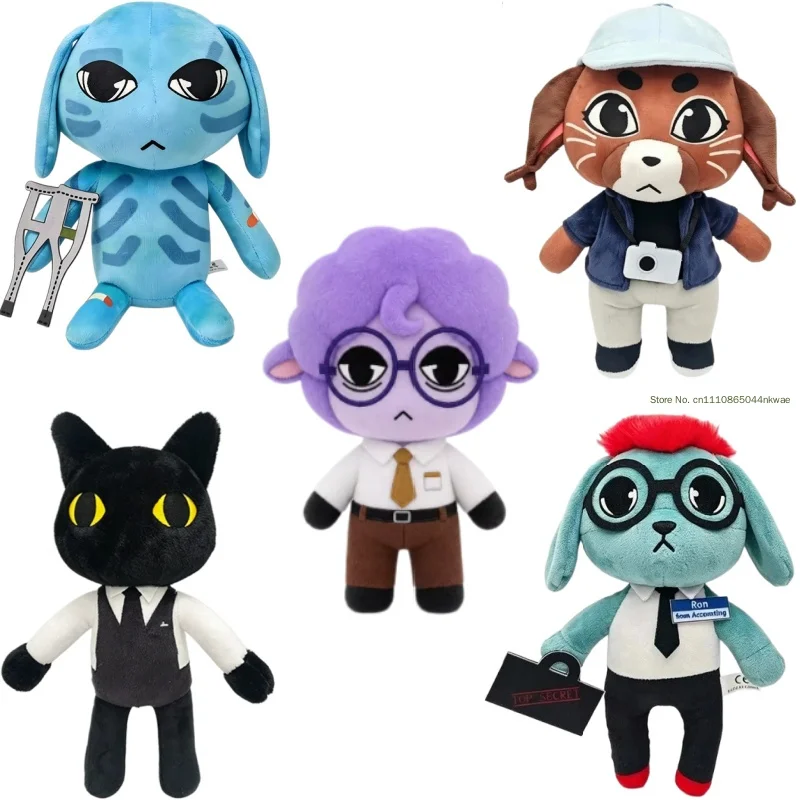 Nouvelle Peluche Personnage de Dessin Animé Animal Hospital, Chat, Chien, Pingouin, Lapin, en Sachet OPP, Cadeau de Collection pour Fans