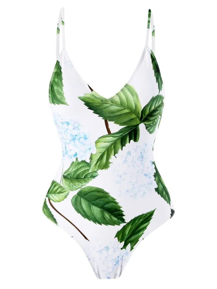 Vintage Women Swimwear One Piece Swimsuit Luxury Bikini Backless Beach Dress Designer Bathing Suit Summer Surf Wear Beachwear
