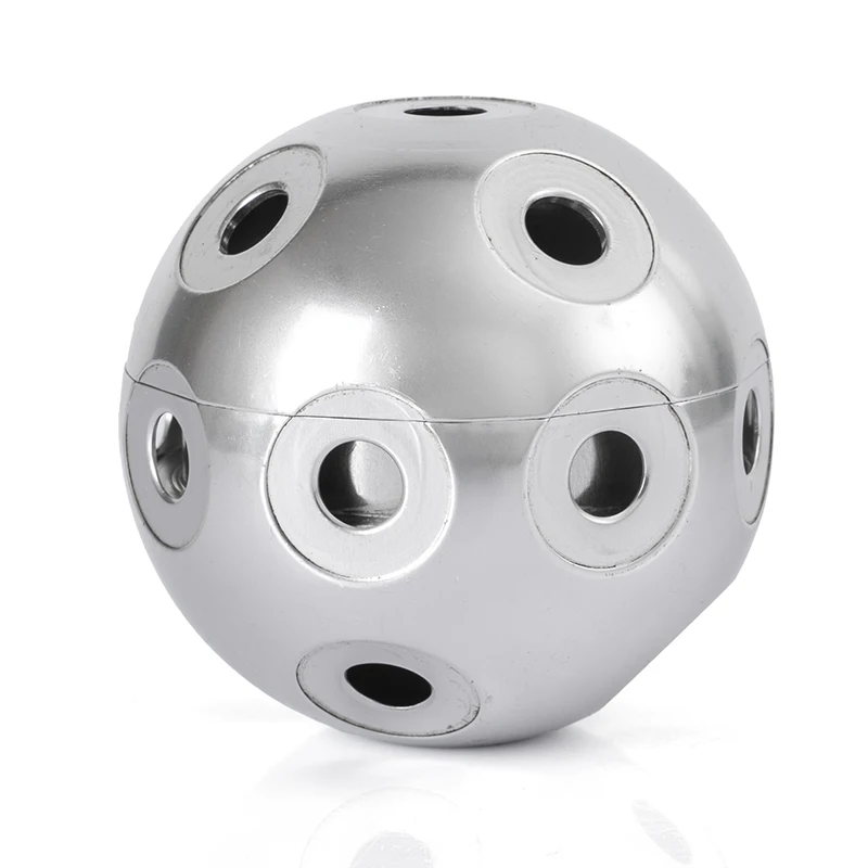 500 pieces Aluminum Threaded Spherical Enclosure Lightweight Vented Sensor Housing Wire EDM Broaching Oxide Surface Treatment