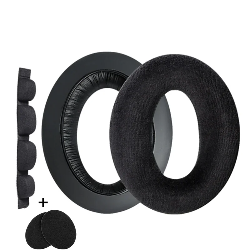 ชุดแผ่นรองหูผ้ากำมะหยี่ชุดหูฟังสำหรับ HD650 Sennheiser HD600เปลี่ยนหูฟัง HD545 HD565 HD580 HD660 S