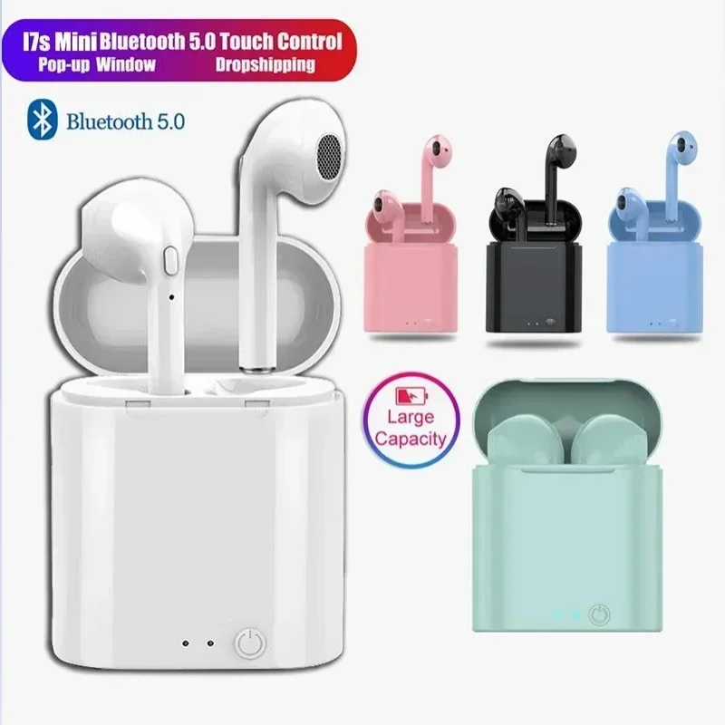 

I7s Wireless Bluetooth Earphone 5.0 Stereo Earbuds Headset Sports I7 Mini Wireless Headphones for IOS Android All Smart Phone