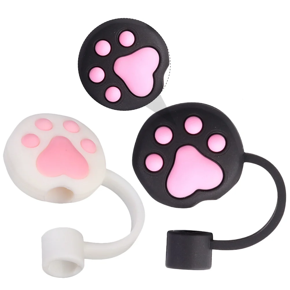 

2pcs Silicone Flower Straw Plugs 6-8Mm Reusable Dust-Proof Airtight Splash-Proof Cup Accessory For Outdoor Kitchen Bar Tools