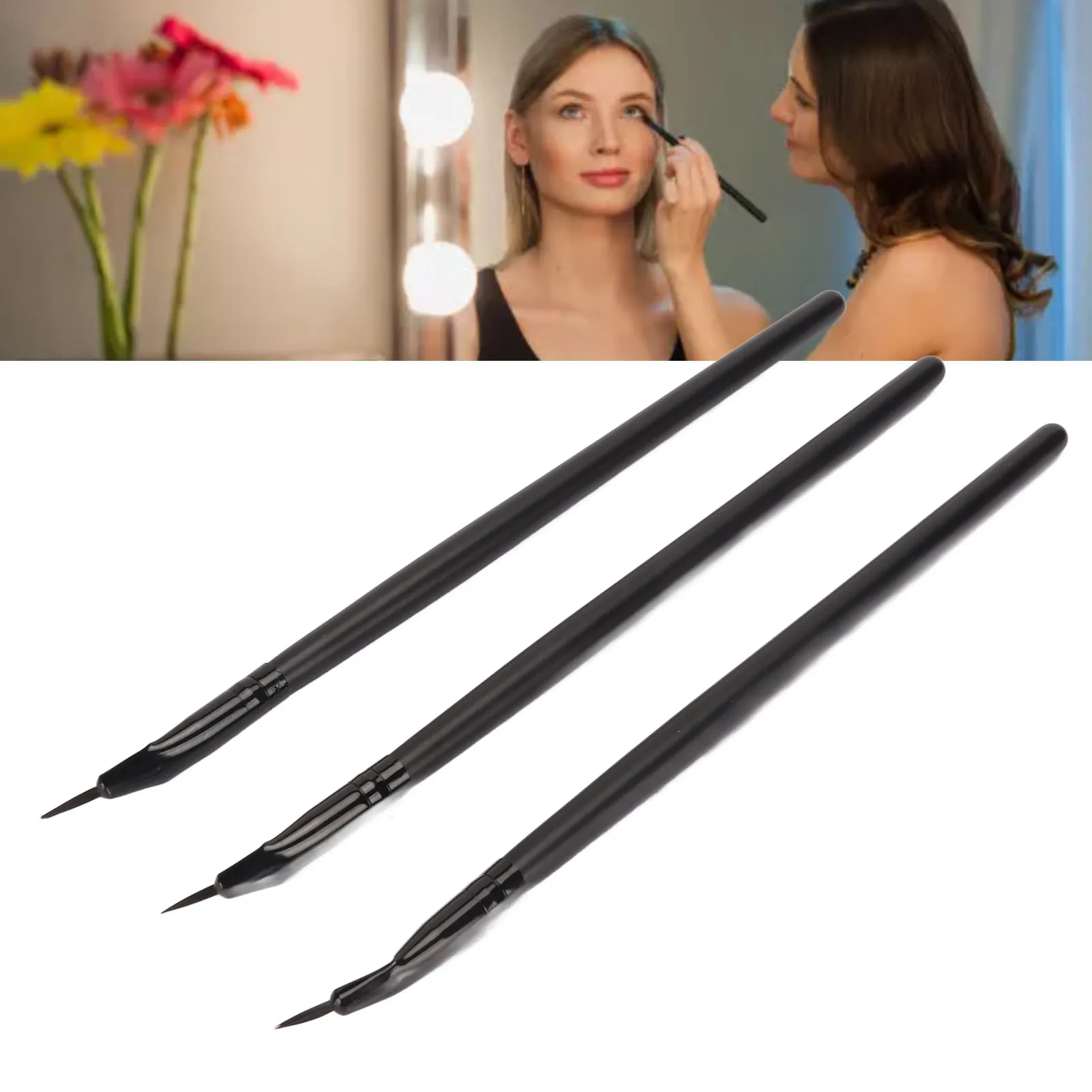 Eye Define Bent  Brush Professional Makeup Ultra Fine Angled Gel  Brushes Cosmetic Tool Bent  Brush