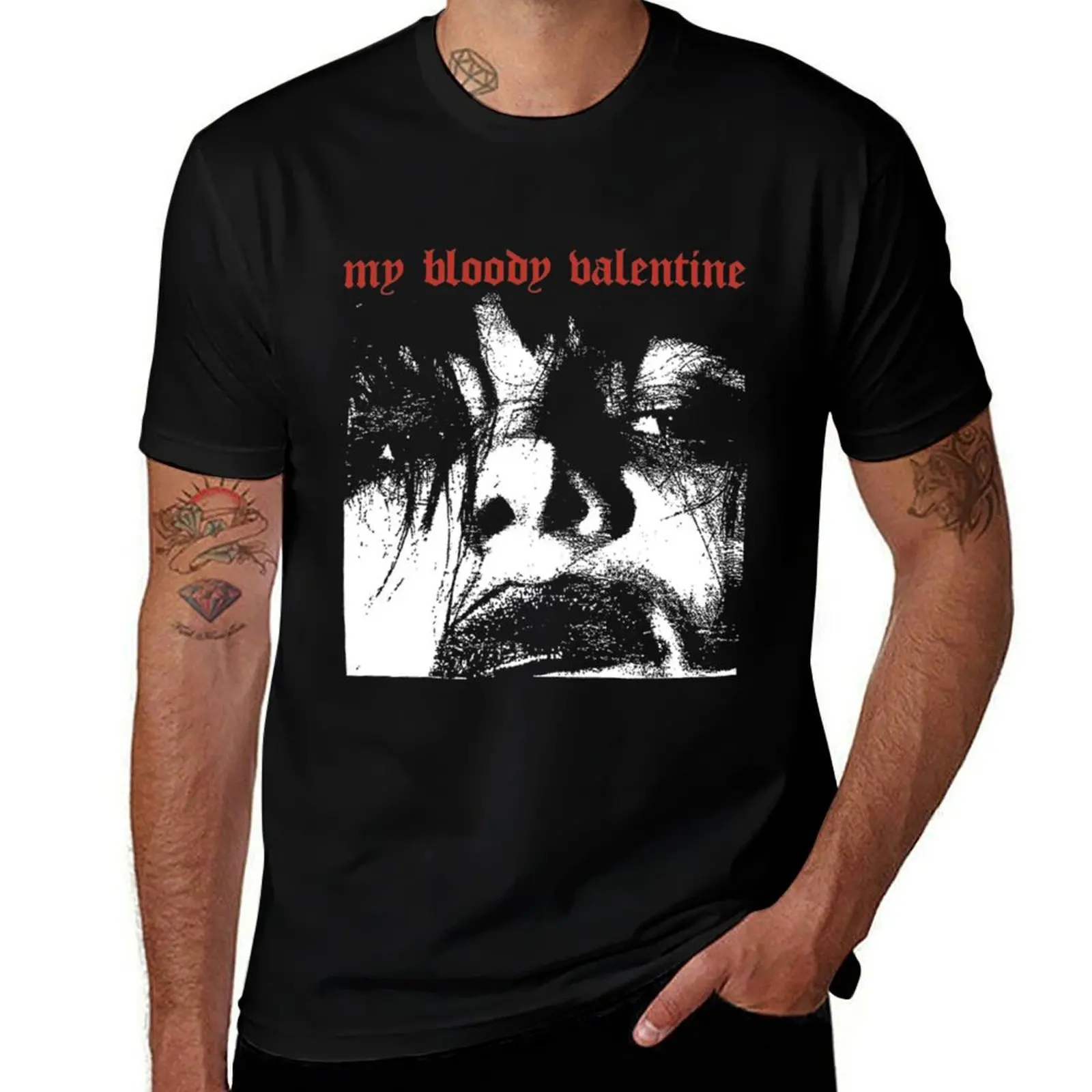 

My Bloody Valentine T-Shirtvintage mbv __ fan art T-Shirt Casual Soft Cotton Short Sleeve Tee