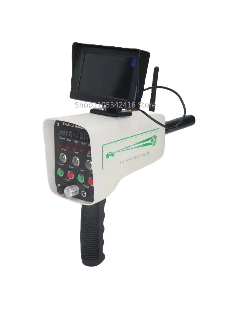 Large Screen 3D LCD Industrial Metal Detector, IP55 Waterproof Rating with 12cm Search Coil for Plastic and Remote Detection Use