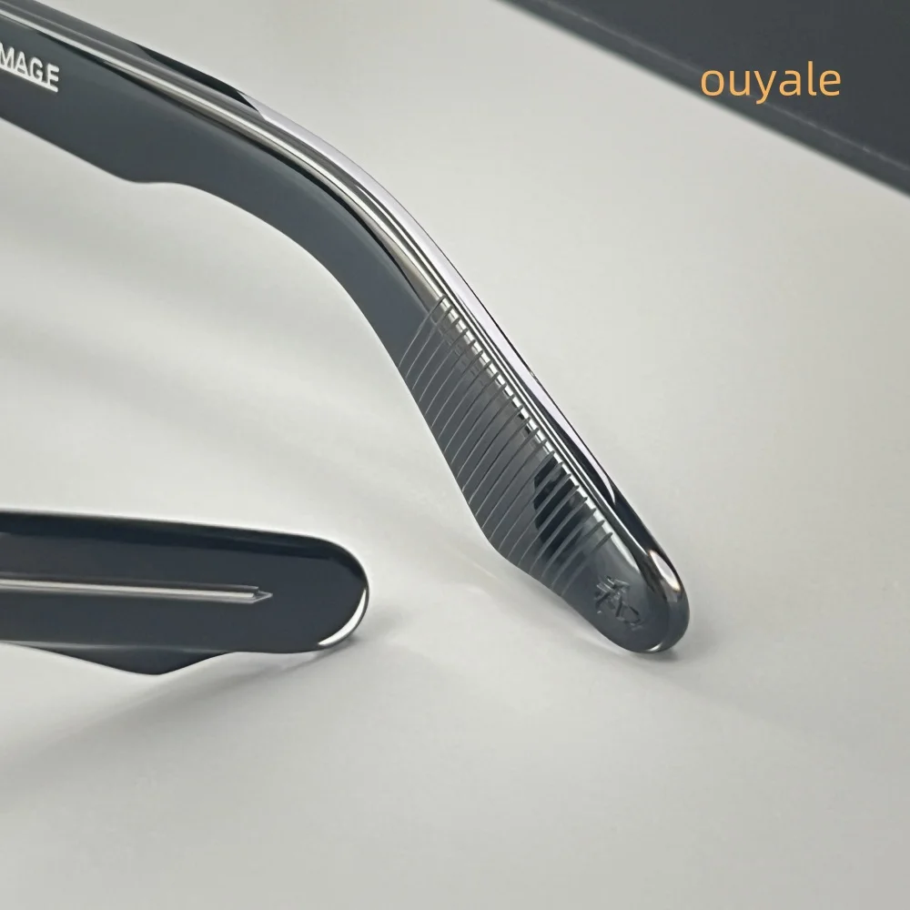 ZEPHIRIN Occhiali da sole rotondi in acetato - Protezione UV400 per uomo e donna, occhiali da sole da esterno di lusso con design di alta qualità