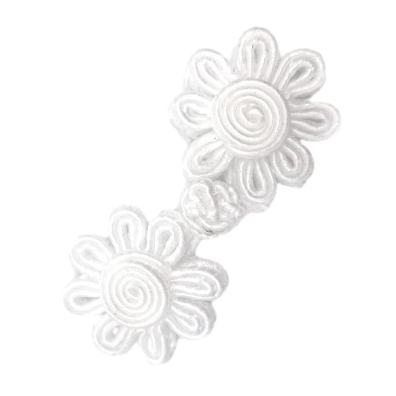 Handmade Flower Knot Button Sewing Fasteners Cheongsam Closure for Tang Suit