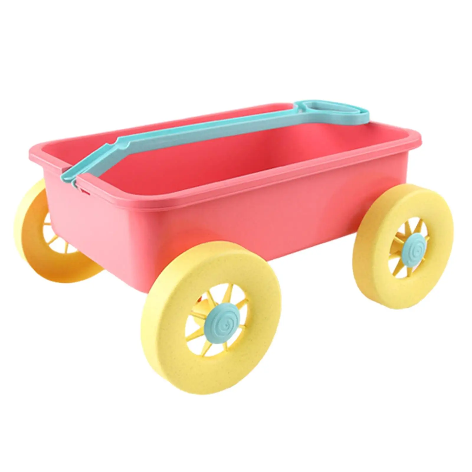 Kid Wagon Toy, Pull Car Toy, Beach Game Toy, Summer Sand Toy Trolley for Yard