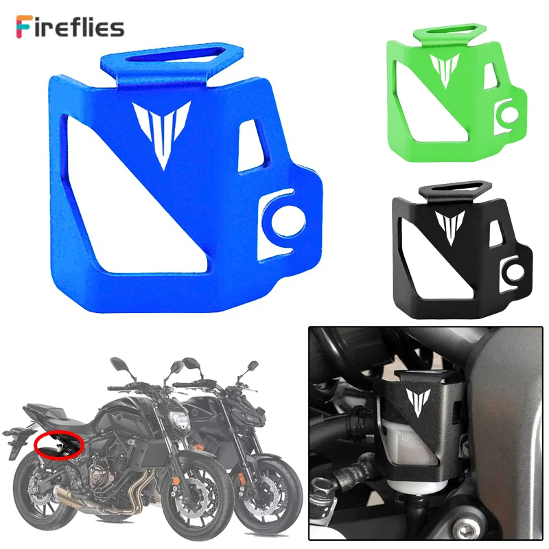 

Для Yamaha MT07 MT09 MT03 MT10 MT25 MT125 MT 07 09 10 25 FZ07 FZ09 Аксессуары с ЧПУ Мотоциклетная задняя крышка резервуара тормозной жидкости