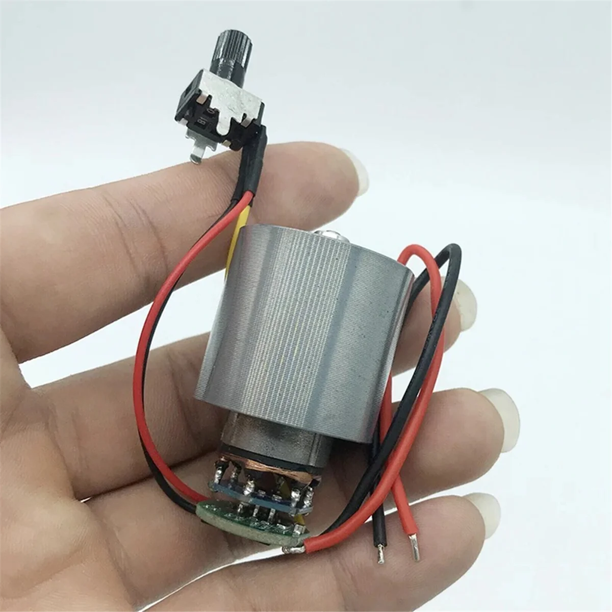 Ventilador Culvert sin escobillas de bajo voltaje, 5A, 100.000 Rpm, Motor de alta velocidad, Motor de accionamiento de secador de pelo en miniatura, CC 9-12V