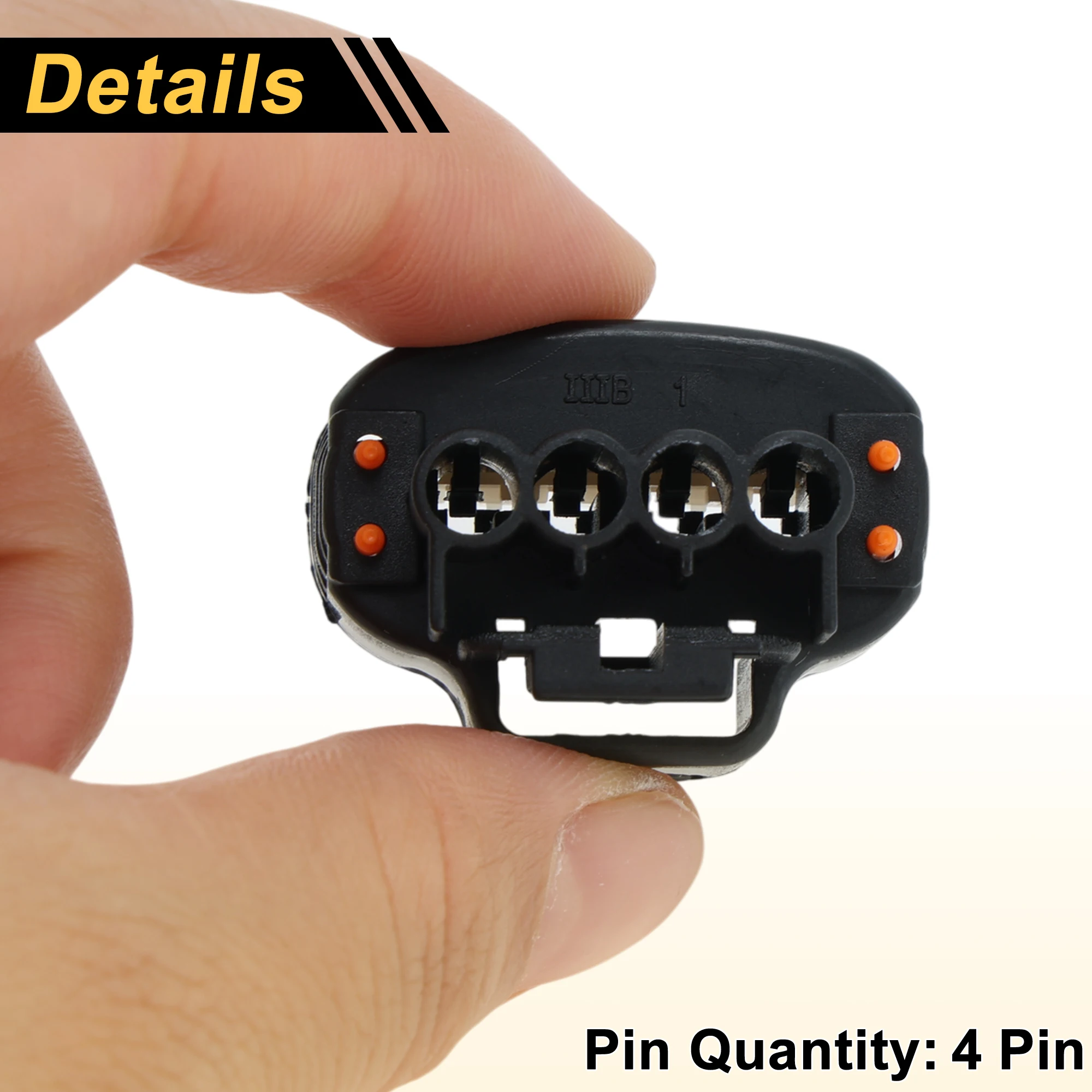 UXCELL 1 Pc 4 Pins Distributor Sensor Connector Plug for Toyota No.9098011150