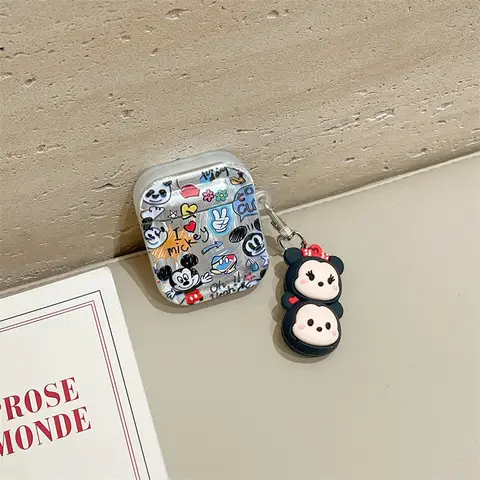 डिज्नी मिकी ईयरफोन केस एयरपॉड्स 1/2 3 प्रो कार्टून ब्लूटूथ हेडसेट सॉफ्ट केस प्रोटेक्टिव कवर एक्सेसरीज कीचेन के साथ 10 best sales मिकी एयरपॉड्स - №2