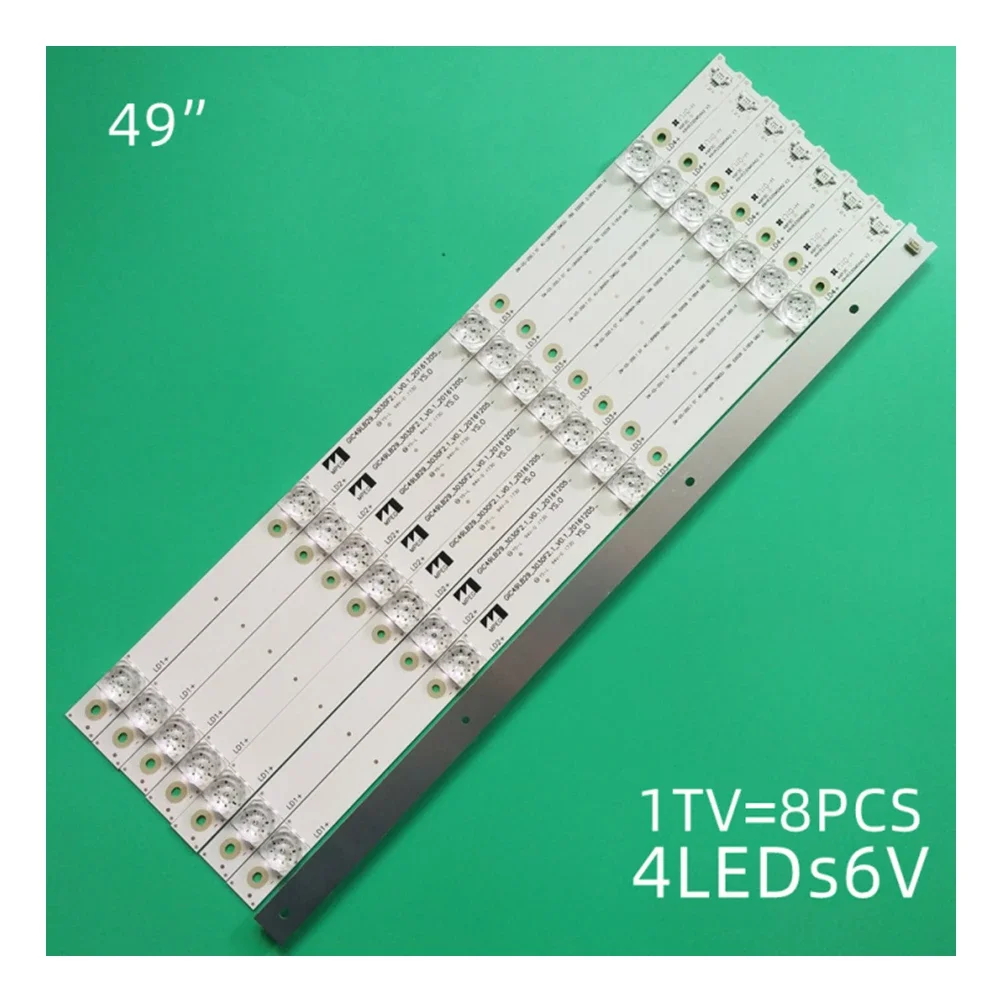 

LED Strip For L49P1-UD L49P2-UD GIC49LB29-3030F2.1 4C-LB4904-HR07J 4C-LB4904-ZM02J 49HR330M04A2 V3 49P3C 49P3F L49A950C D49A620U