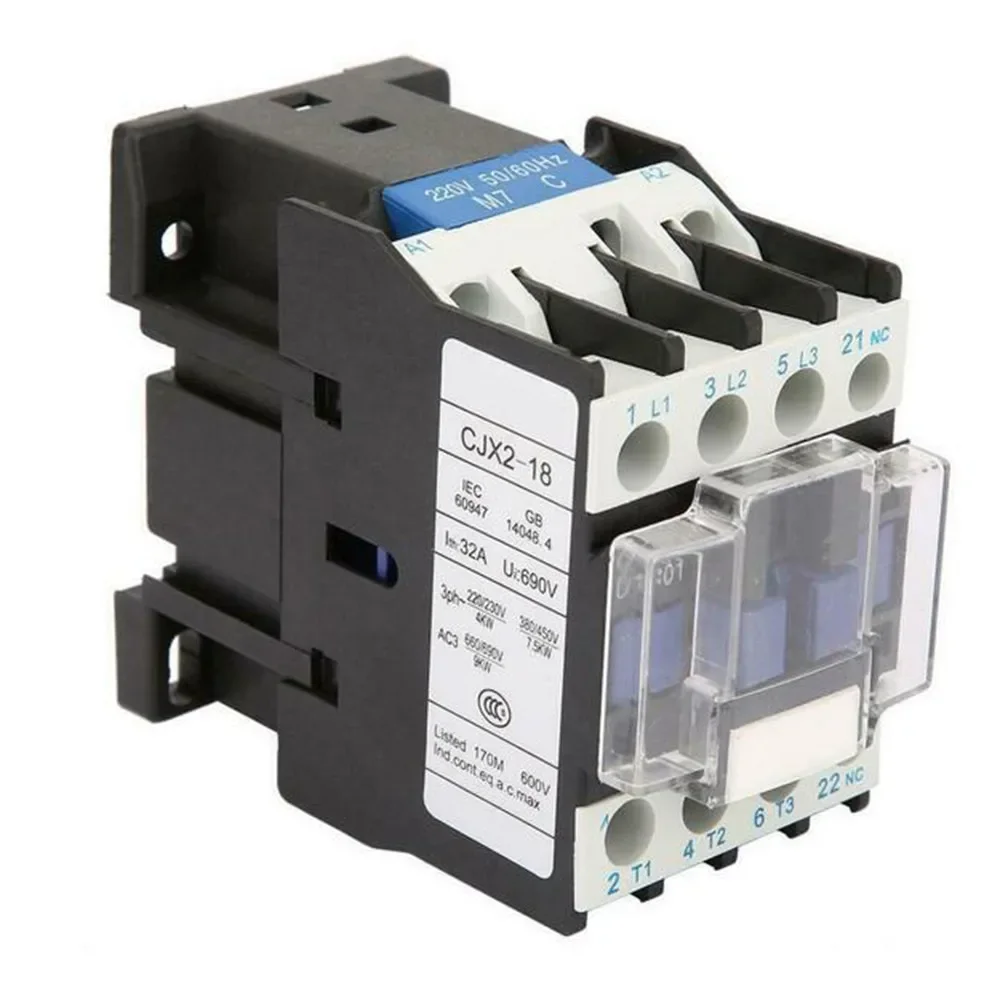 100% Brand New Contactor AC Strong Conductivity For Power Applications Industrial 220V-230V 50Hz 220V-240V 60Hz