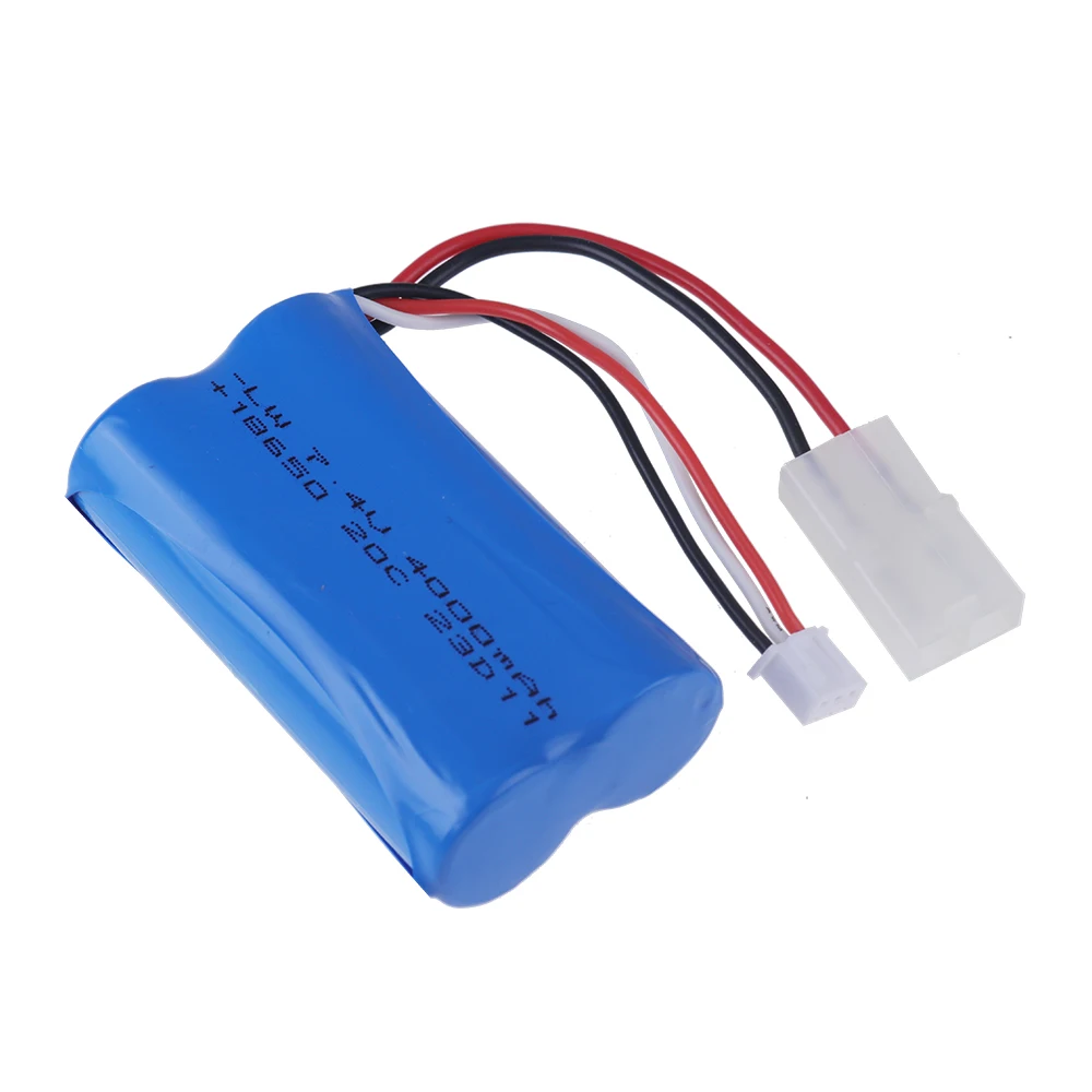 7.4 V 3500mAH 25C batteria agli ioni di litio con Tamiya Plug 2S per telecomando elicottero auto serbatoio barca giocattolo 7.4 V 18650 giocattolo