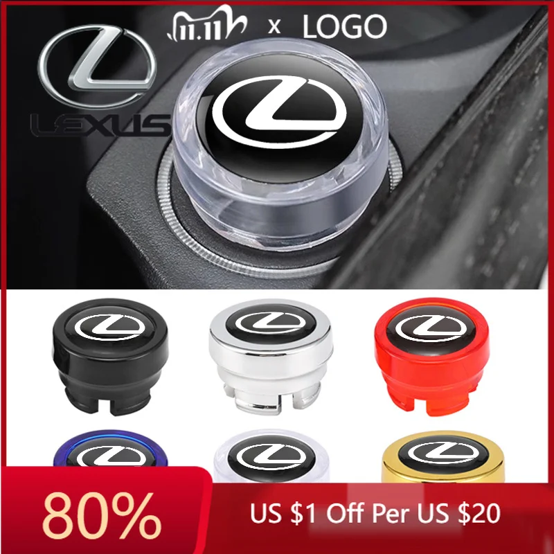 

2026 Hot Interior Stickers Car Dustproof Cigarette Lighter Power Socket Adapter For Lexus Fsport RX330 Ct200h ES300h RX350 IS300