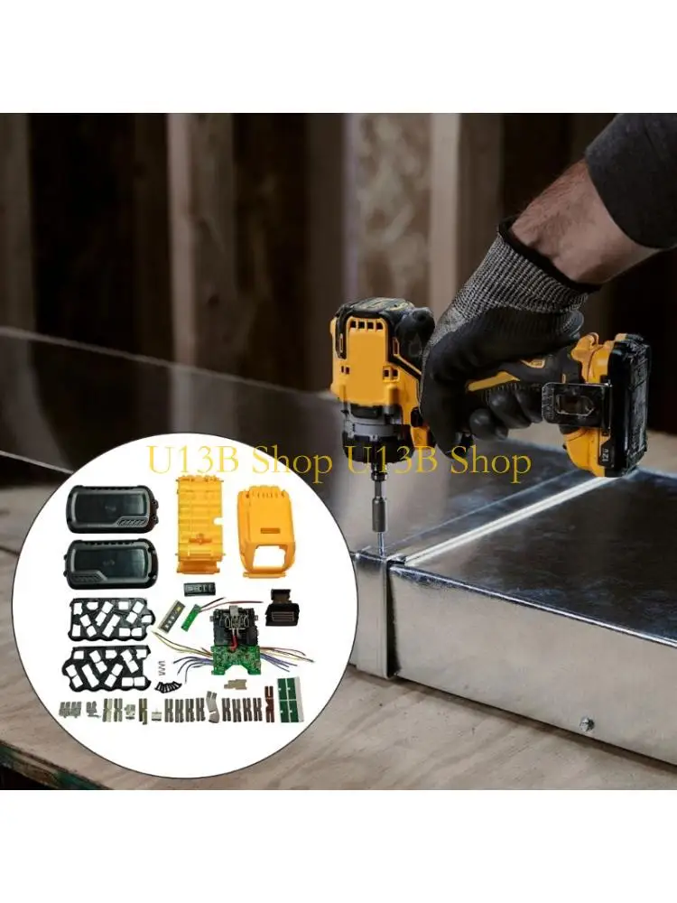 

U13B Высокопрочный защитный корпус для аккумулятора DeW 20 В/60 В DCB609 DCB606 18650