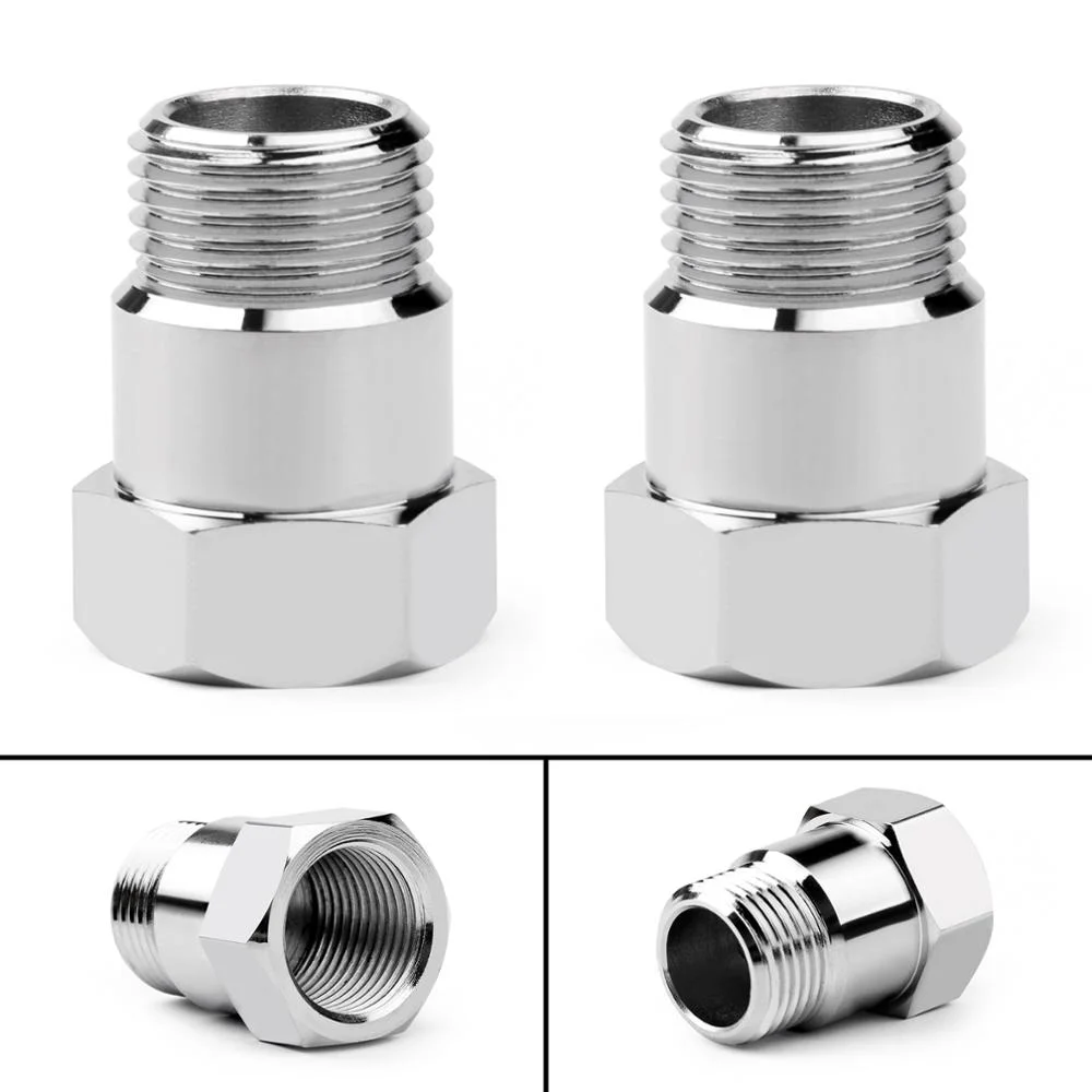 

10pc Auto parts 32mm Oxygen Sensor Spacer Adapter O2 Sensor Extension M18x15 O2 Sensor Extended Isolation Plug Adapter